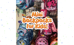 Kids’ mini backpacks!
